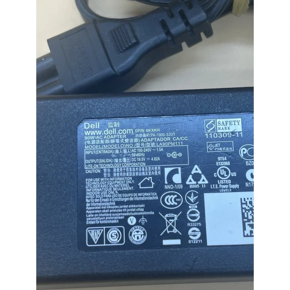 Genuine Dell Laptop Charger AC Adapter LA90PM111 6KXKH Y4M8K MV2MM